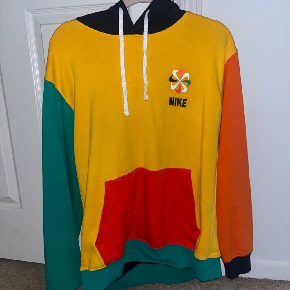Nike Evolution Of The Swoosh Pinwheel Colorblock Hoodie